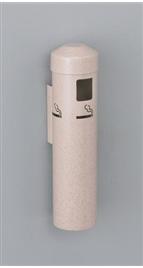 SMOKERS POST VALUE-MAX WALL MOUNT 12" WITH HIGH GLOSS BLACK FINISH